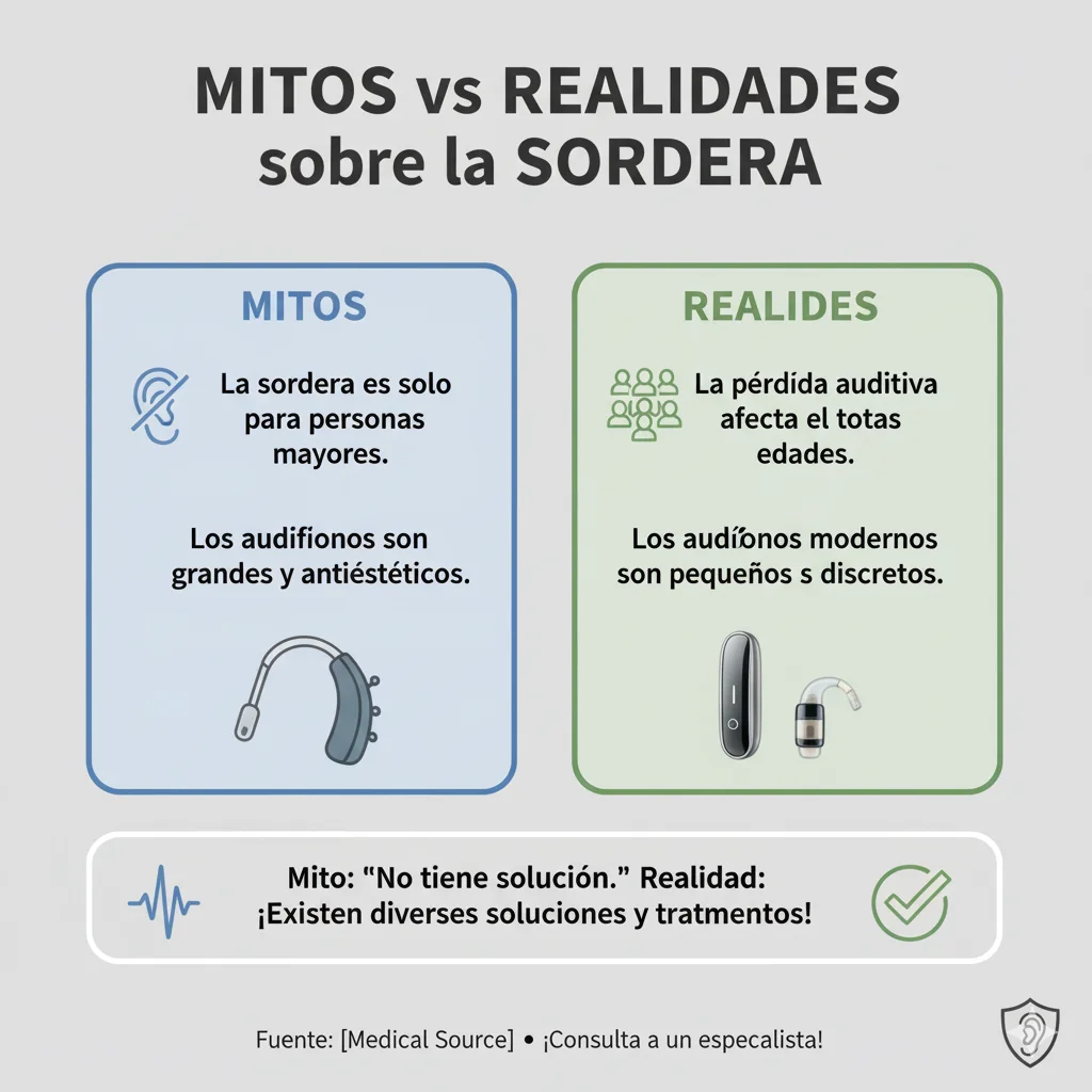 Mitos sobre la sordera: “Los audífonos medicados son incómodos”