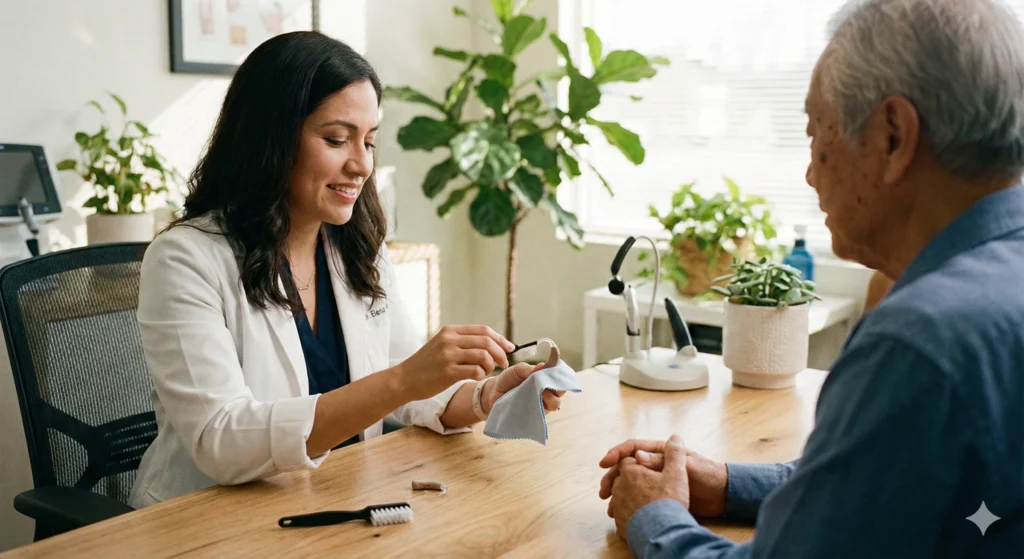 Moldes de audífonos medicados a medida: confort y sellado perfecto
