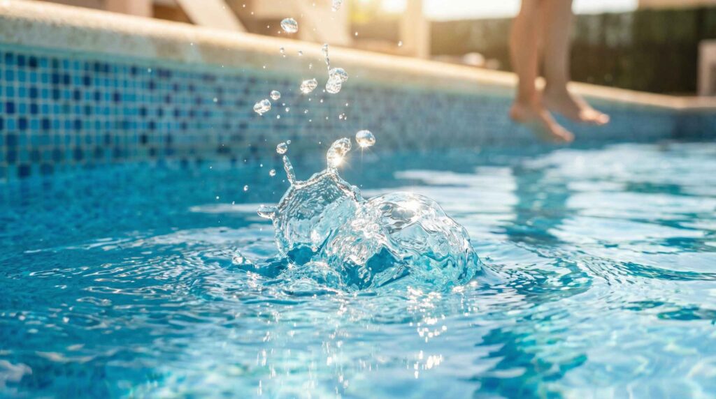 Zambullidas en la piscina sin protección: protege tu salud auditiva este verano